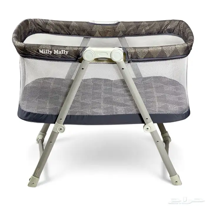 سرير مواليد يتصفط - سرير للأطفال بقواعد متينة ومع ناموسية 1