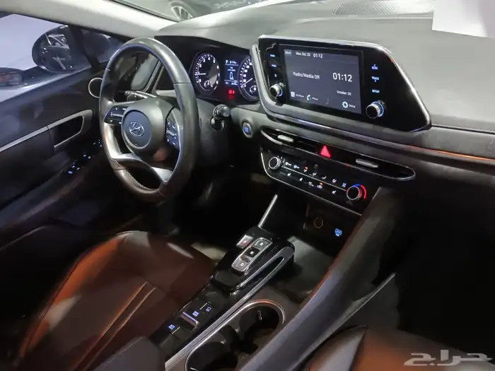 هيونداي سوناتا ابيض 2021 بنزين وارد كوريا 9