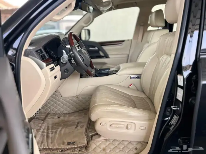 جيب لكزس2021 LX مخزن بلاك دشن عداد 35 الف كيلو 14