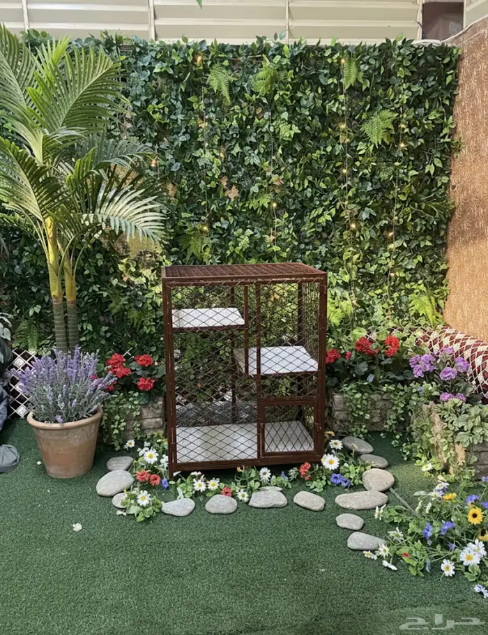 قفص حديد فاخر للحيوانات   جديد للبيع 0