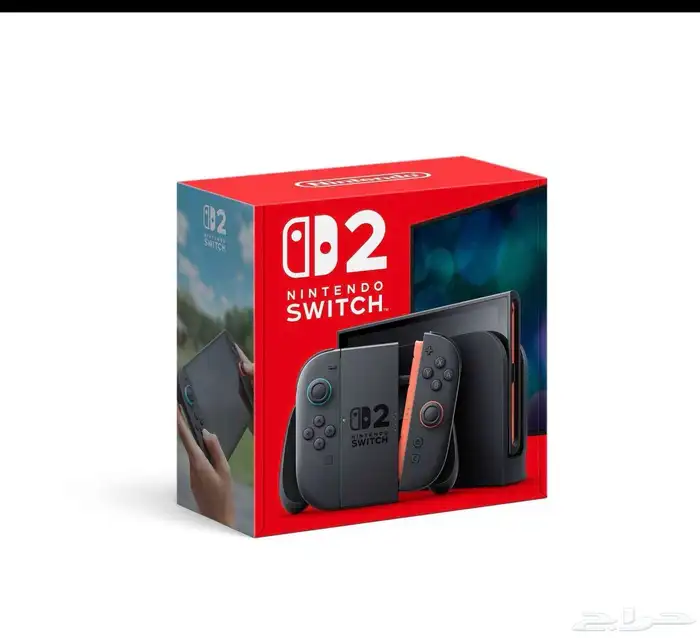 نيتيندو سويتش 2 شبه جديد مع لعبة فيفا ومحمل عليه ردد ردمشن 1 0