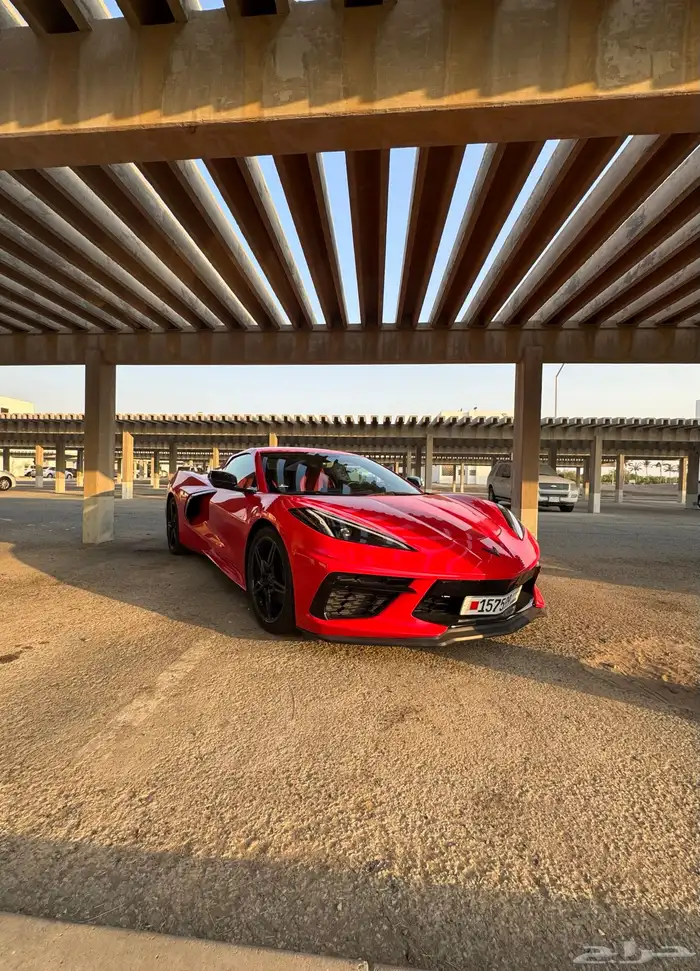 كورفيت C8 ستنغراي كشف كهربائي Corvette C8 2023 أحمر ناري 18
