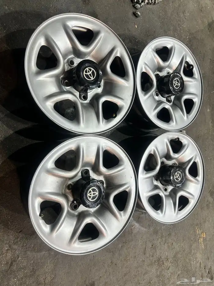 جنوط ديازل لاند كروزر اصلي وكاله  7 انش مع اكواب والصواميل 5