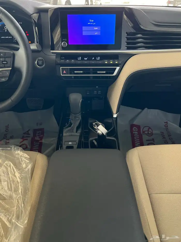 تويوتا كامري 2025 LE سعودي اصفار صادر لوحات جميع الألوان 12