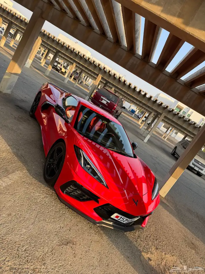 كورفيت C8 ستنغراي كشف كهربائي Corvette C8 2023 أحمر ناري 14