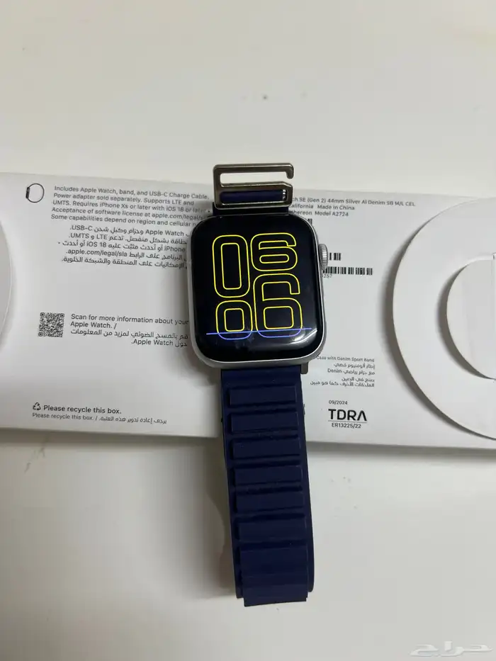 ساعة ابل 44 رصاصي 0