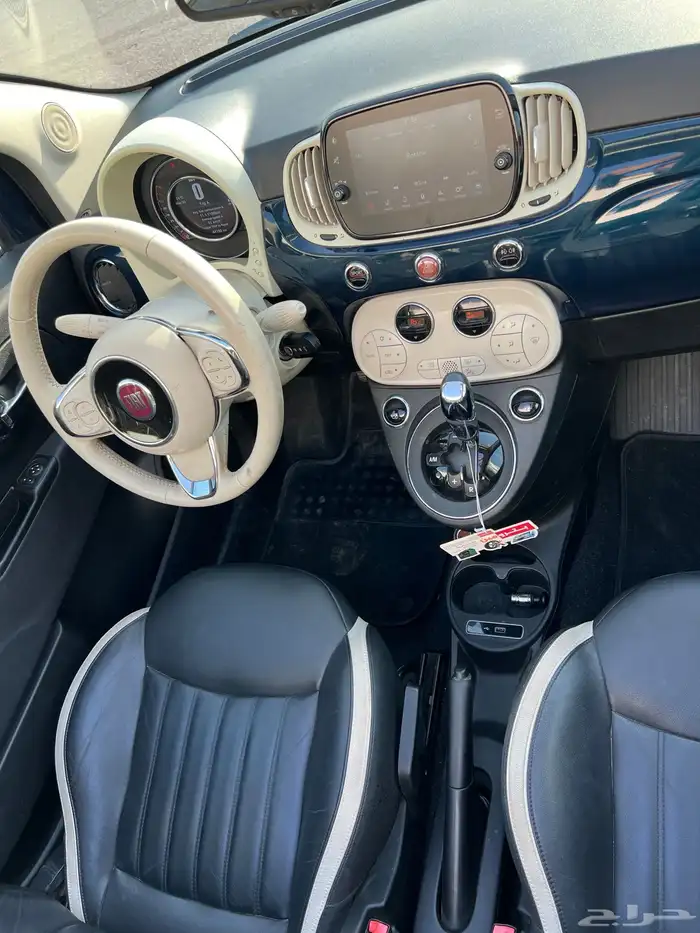 فيات 500C 2020 نظيف مخزن مستخدم واحد ممشى قليل سعودي 14