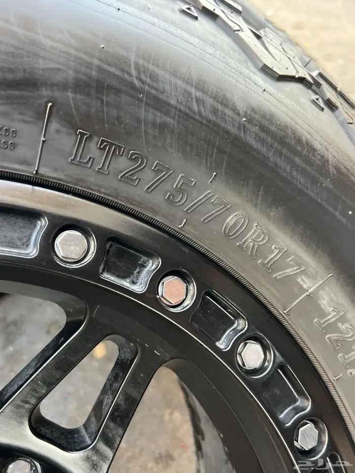 جنوط   ميتود اسود مقاس 17 مع كفرات حجرية تاريخ 23 جمس 13