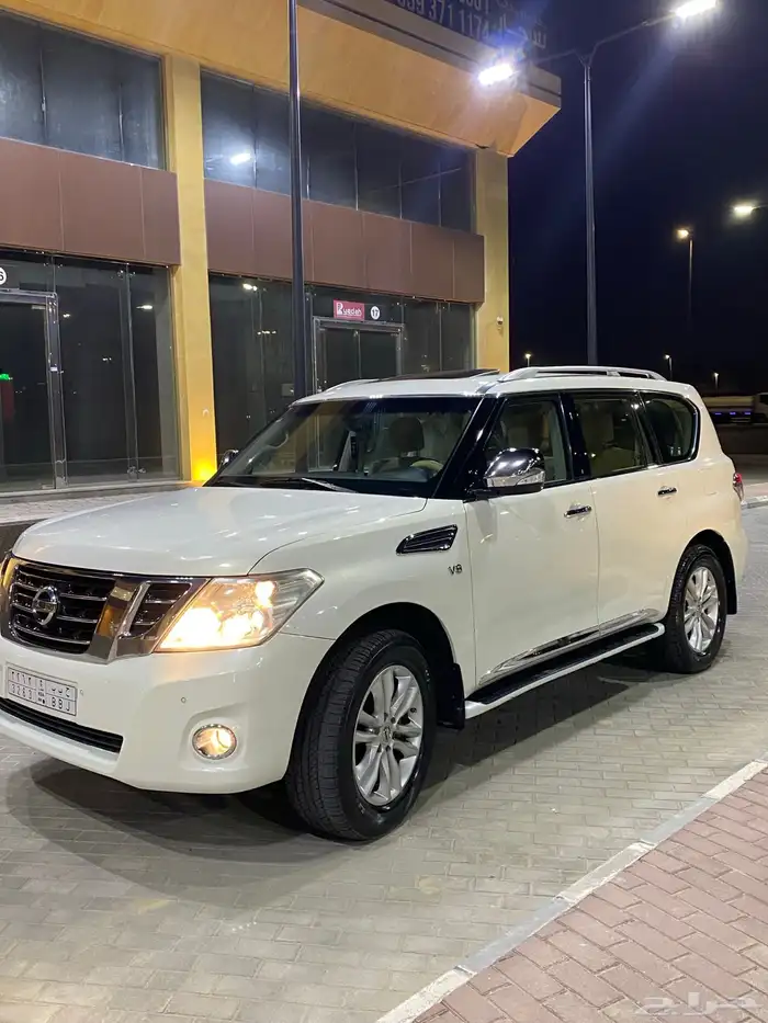 نيسان باترول 2013خالي من الرش ومحركات وكاله ثاني مالك 1