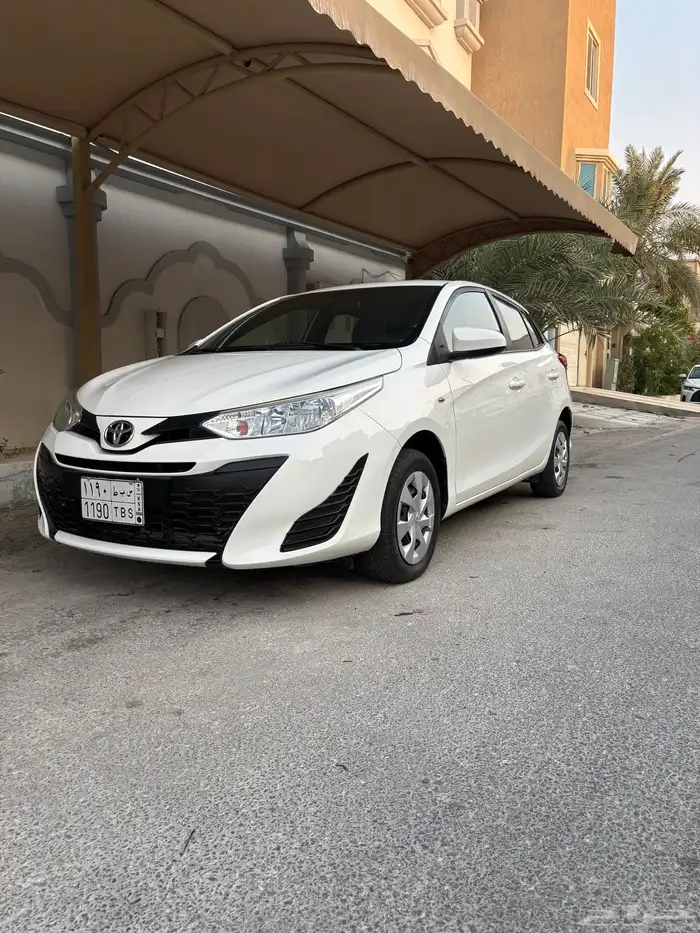 للبيع يارس هاش باك موديل 2020 بدي وكاله ممشى السيارة 90 الف 7