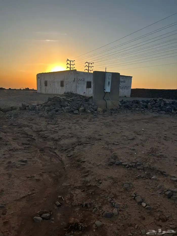 البيت للبيع يوجد عداد كهرب .. الموقع قرية الصعيب 0