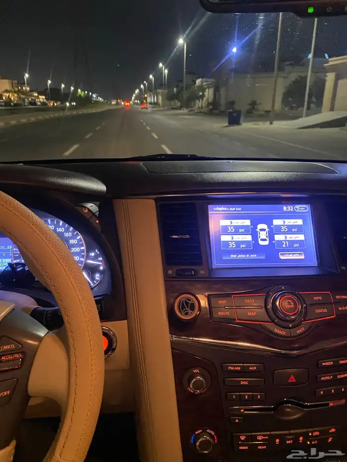 نيسان باترول 2013خالي من الرش ومحركات وكاله ثاني مالك 7