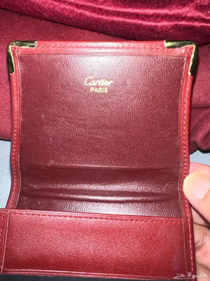 محفظة من كارتير Cartier جديدة بكرت الضمان والعلبة 4