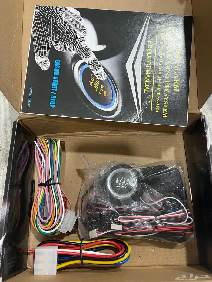 للبيع حزام أمان وماطور هواء و جهاز تشغيل عن بعد وداش كام 5