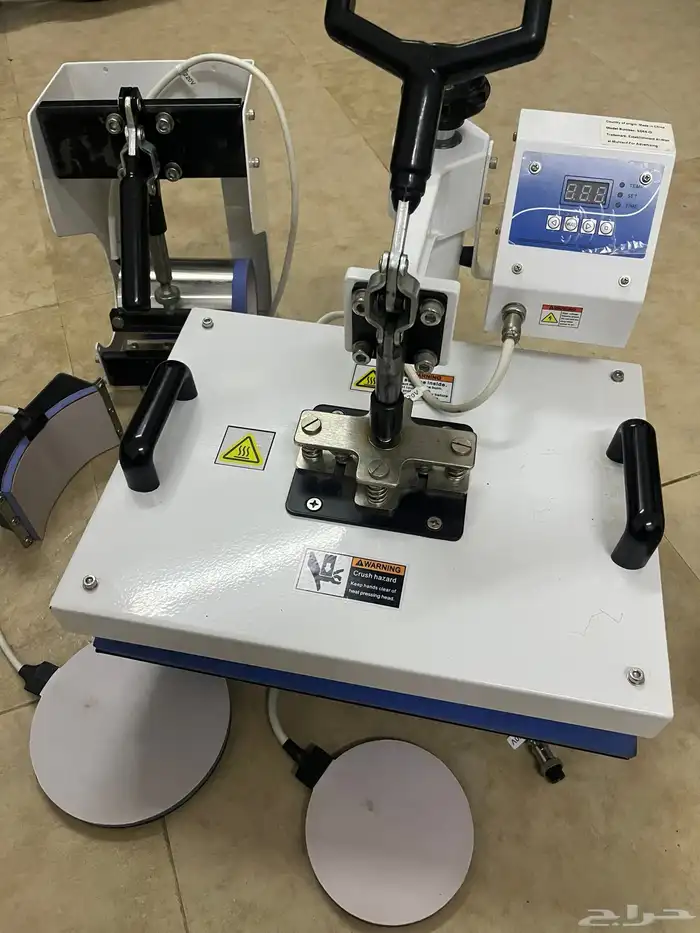 مكبس لطباعة الصور على الأكواب والأقمشة والدروع 3