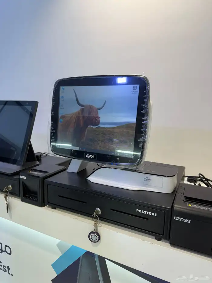 اجهزة كاشير برامج محاسبية درج نقود ميزان باركود جهاز بصمة 2