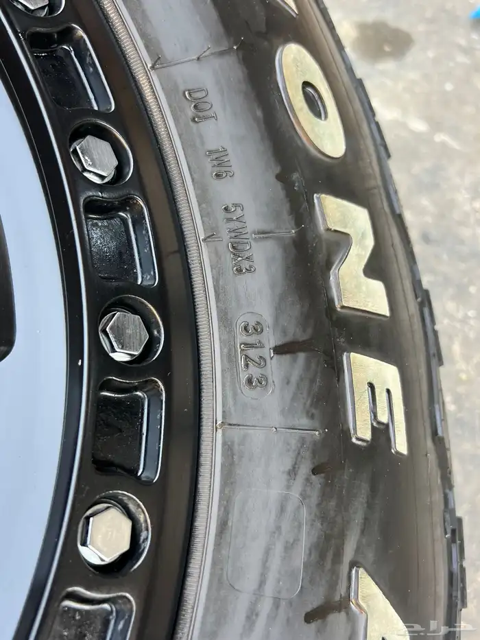 جنوط   ميتود اسود مقاس 17 مع كفرات حجرية تاريخ 23 جمس 12