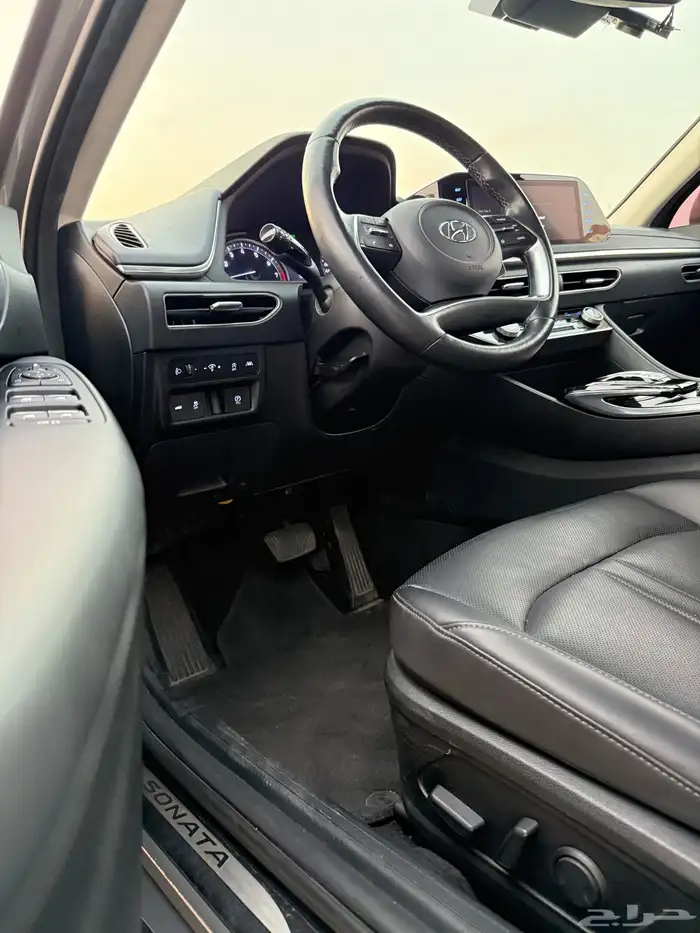 سوناتا 2021 فل كامل بدون بنورما بحالة الوكاله للبيع 12
