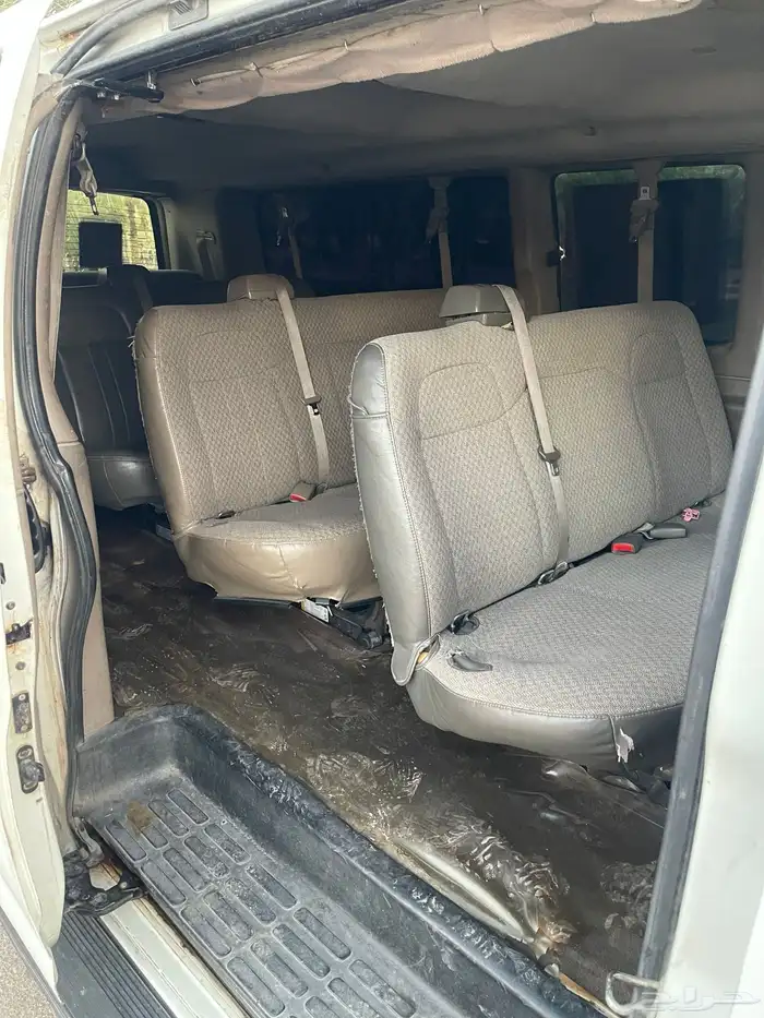 للبيع فان اكسبرس م2008 شفرولية 15 راكب شاص طويل 8