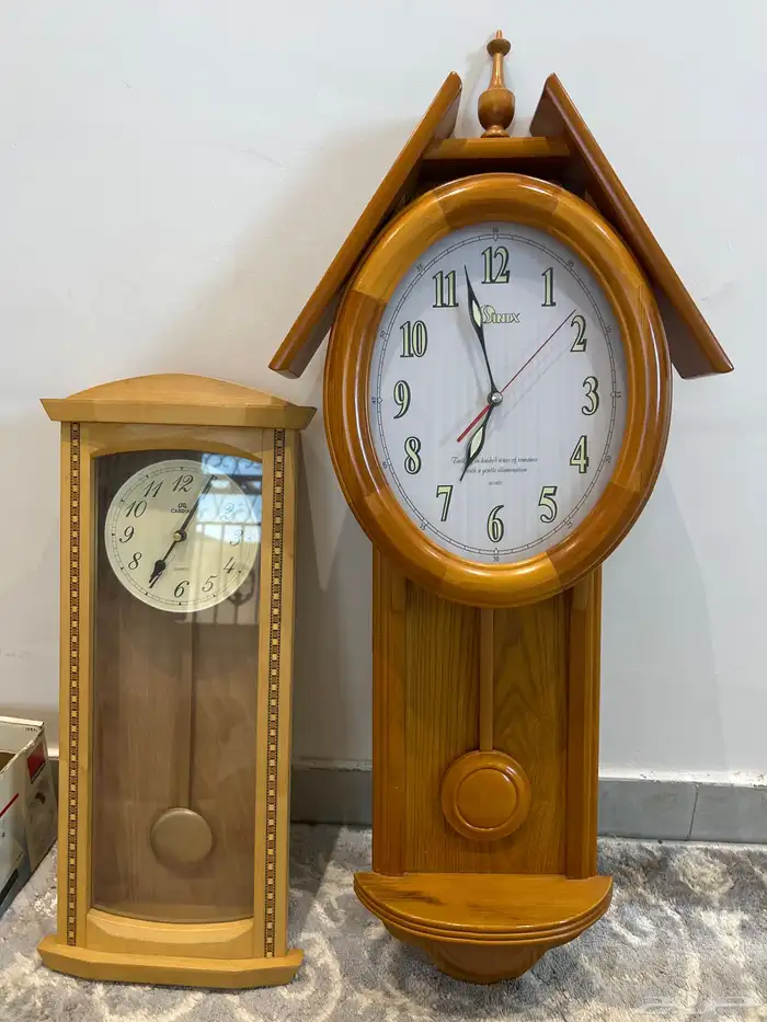 ساعه خشب شبه جديده 0