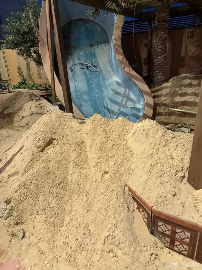 مسبح مع الفلتر والماطور 3