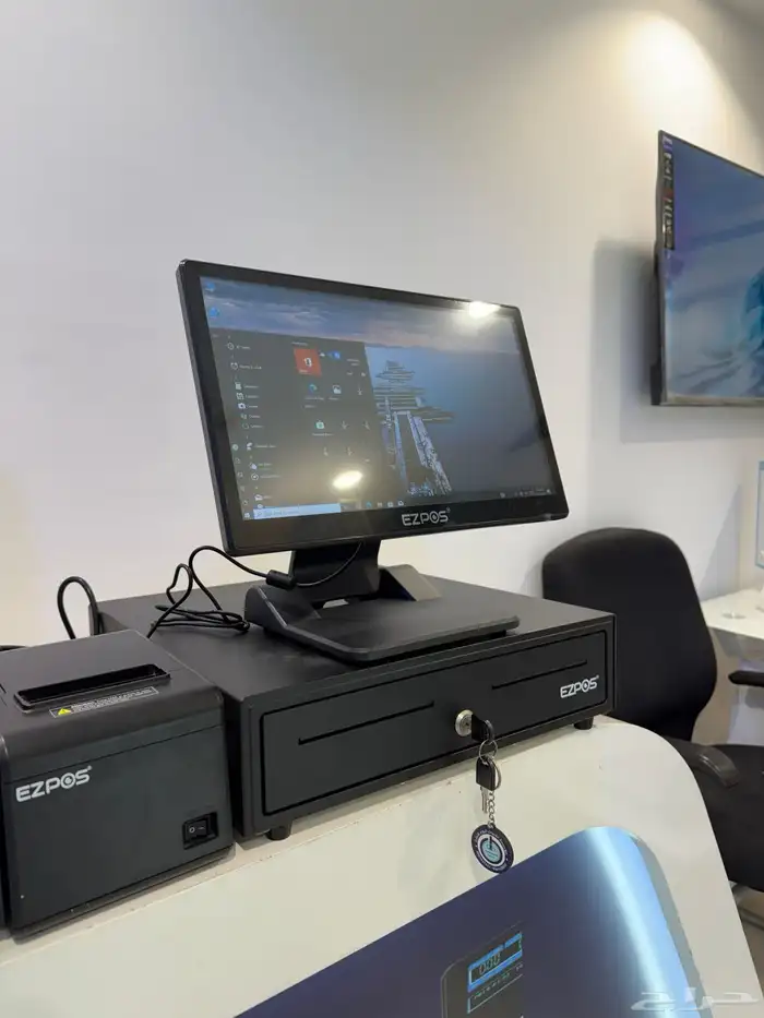 اجهزة كاشير برامج محاسبية درج نقود ميزان باركود جهاز بصمة 1