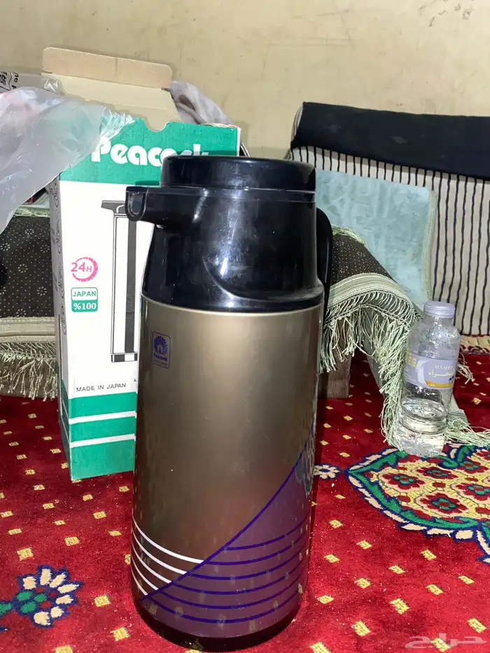 اللبيع. زمزمية أم طاووس مقاس لتر و300 جديد كرتونة 0