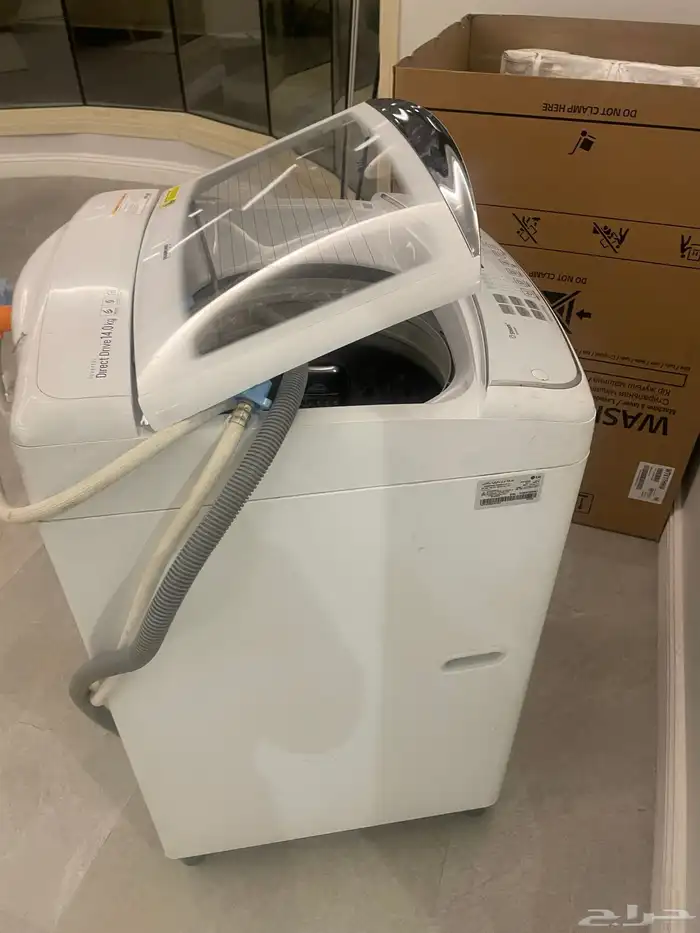 غسالة اتوماتيك 14 كيلو LG شبة جديدة 2