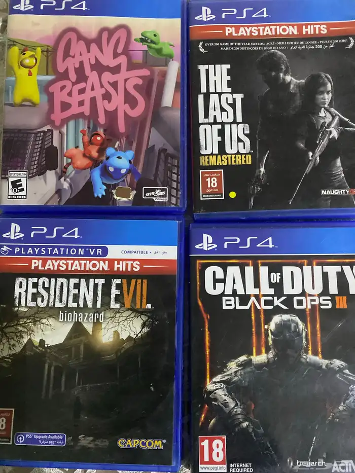 افضل أربع ألعاب تلعبها بسوني 5 و 4 0