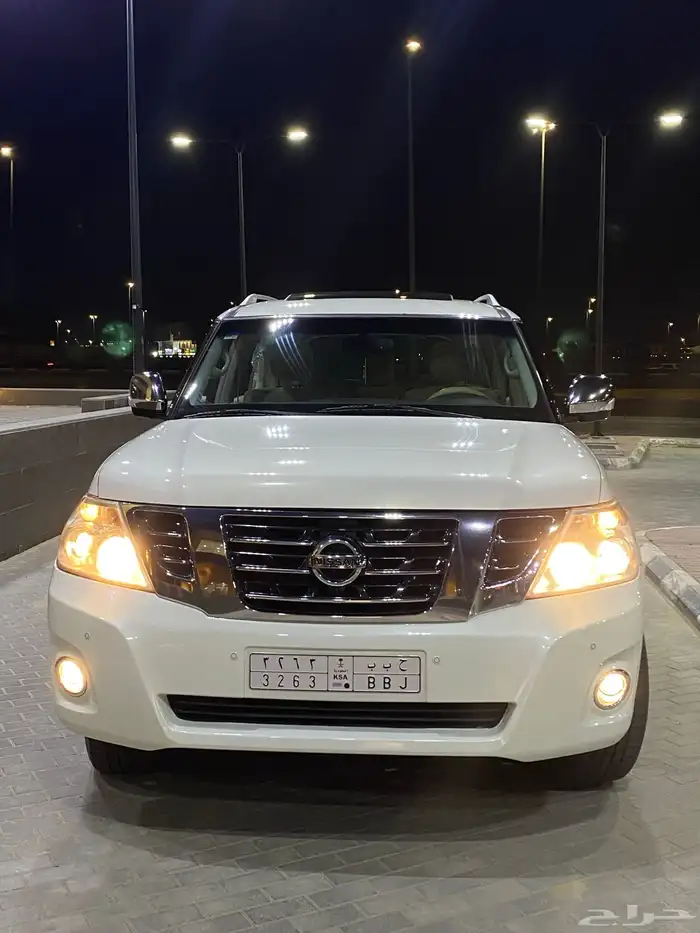 نيسان باترول 2013خالي من الرش ومحركات وكاله ثاني مالك 2