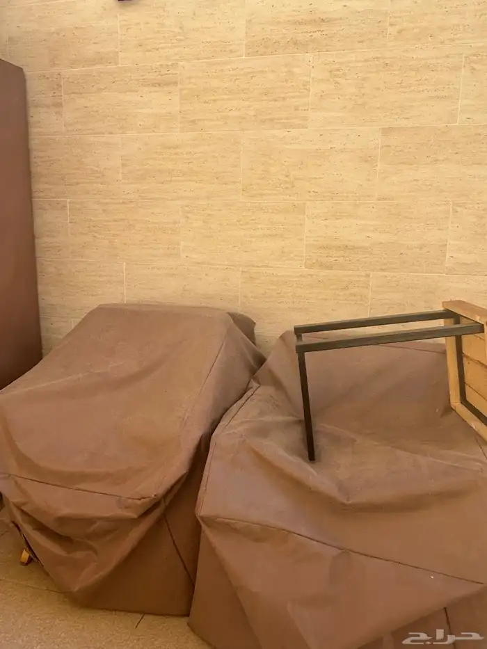 طقم طربال للجلسات مروحة سقف باضاءه ليد سكوتر وسيكل 3