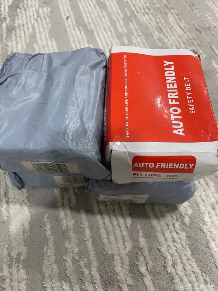 للبيع حزام أمان وماطور هواء و جهاز تشغيل عن بعد وداش كام 9