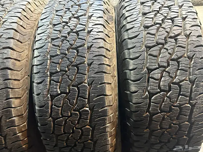 جنوط ميثود 5 مسمار اصلي مع كفرات ربع حجري امريكي مقاس 17جيب 9