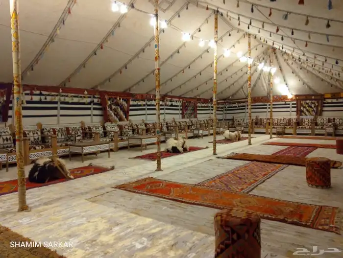 خيام بيوت شعر بطراز القديم والحديث 13