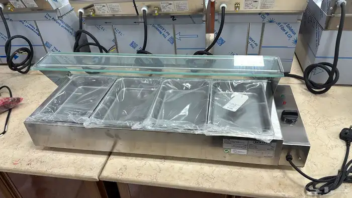 سخان طاولة ستيل 4 صحون صناعه ماليزي 0