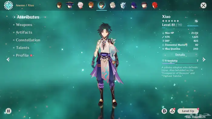 حساب قينشن امباكت Genshin Impact 2