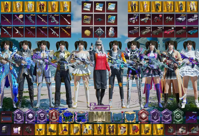 حساب ببجي 256 مثك 0