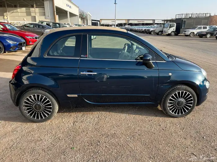 فيات 500C 2020 نظيف مخزن مستخدم واحد ممشى قليل سعودي 11