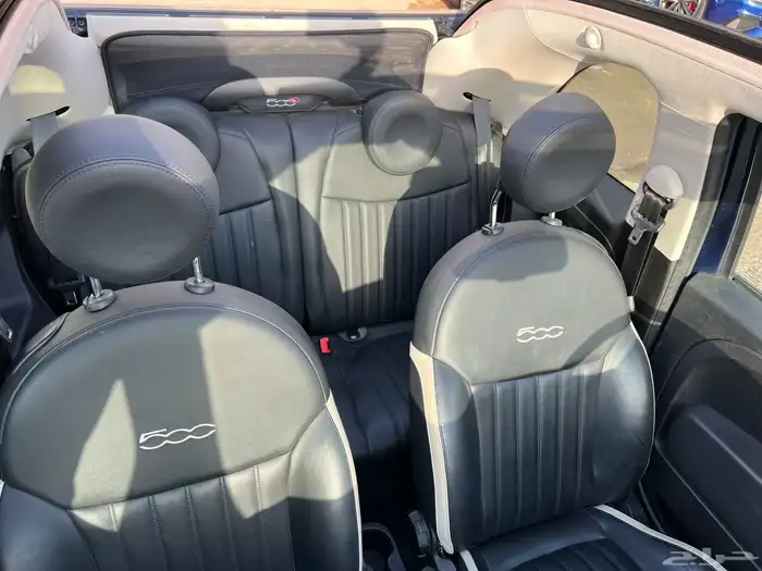 فيات 500C 2020 نظيف مخزن مستخدم واحد ممشى قليل سعودي 17
