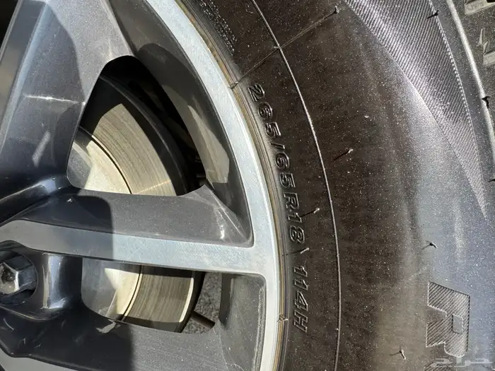 جنوط وكفرات جراند شيروكي 2019 وكالةمقاس 265 65 r18 تايلندي 2