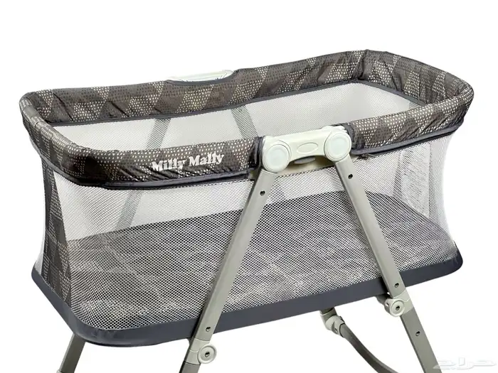 سرير مواليد يتصفط - سرير للأطفال بقواعد متينة ومع ناموسية 3