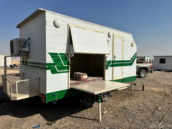 كرفان تفصيل 5 متر في متربن ونص صافي 12