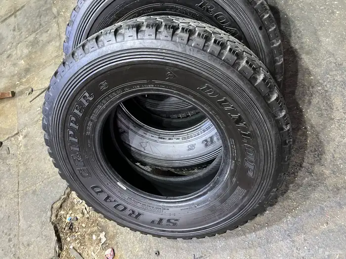 كفرات دنلوب ابو لبنه مقاس 235 85 16 16