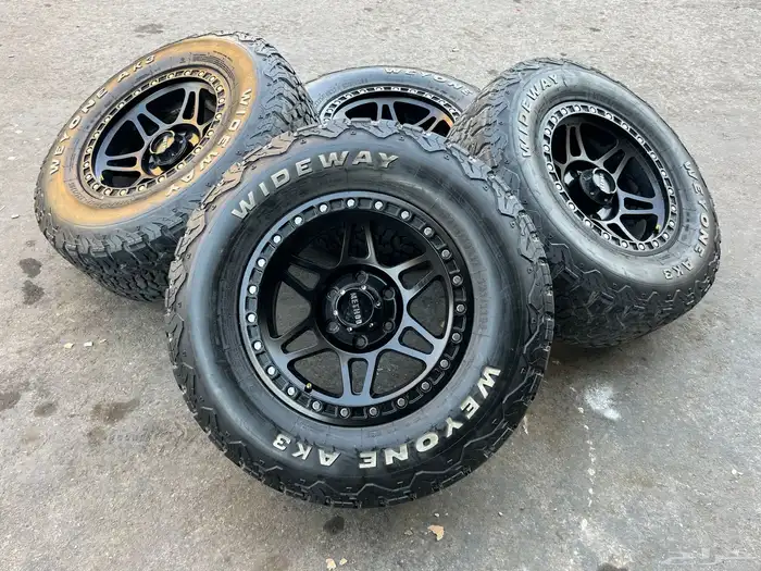 جنوط   ميتود اسود مقاس 17 مع كفرات حجرية تاريخ 23 جمس 2