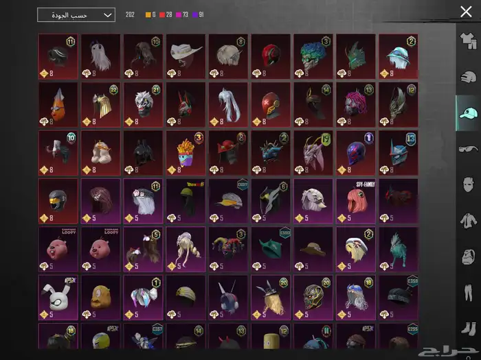 للبيع حساب PUBG Mobile 10