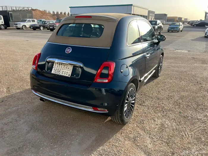 فيات 500C 2020 نظيف مخزن مستخدم واحد ممشى قليل سعودي 8