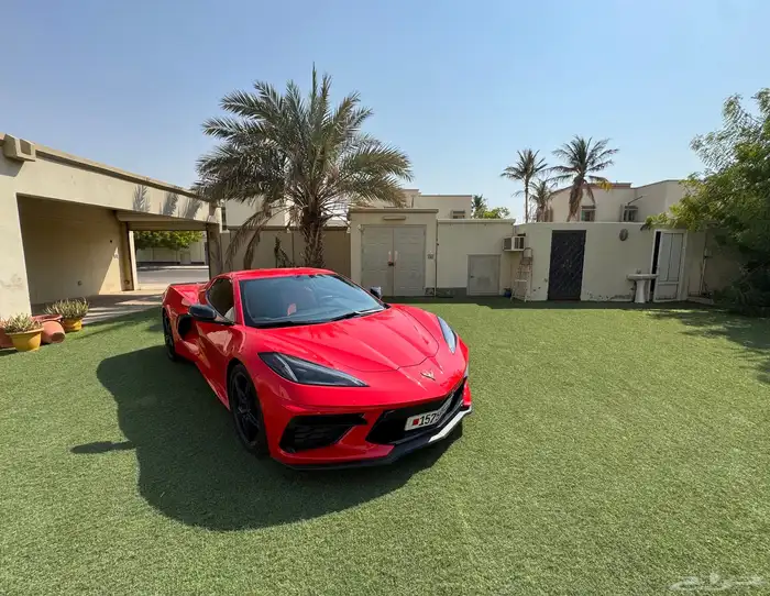 كورفيت C8 ستنغراي كشف كهربائي Corvette C8 2023 أحمر ناري 33