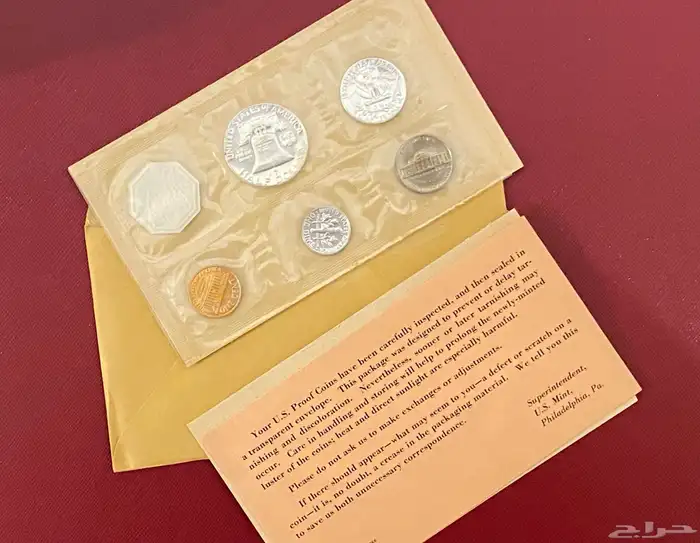 عملات معدنية أمريكية مجموعة عام 1962 4