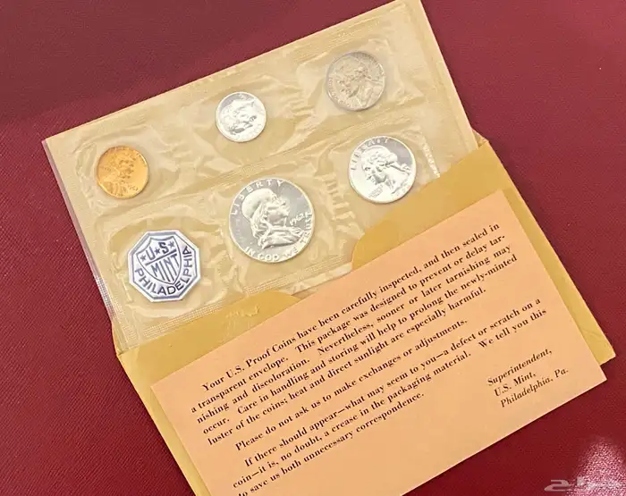 عملات معدنية أمريكية مجموعة عام 1962 2