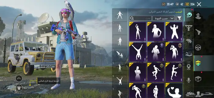 حساب ببجي 20